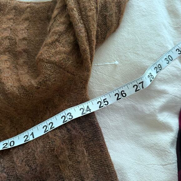 Vince Camuto Toasted Cable Knit Mock Neck Sweater - XL - Picture 6 of 9